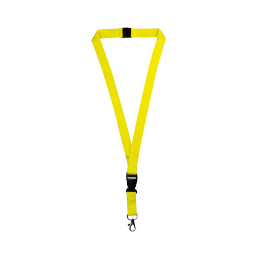 Lanyard With Hook, Safety Lock and Buckle "Yellow"