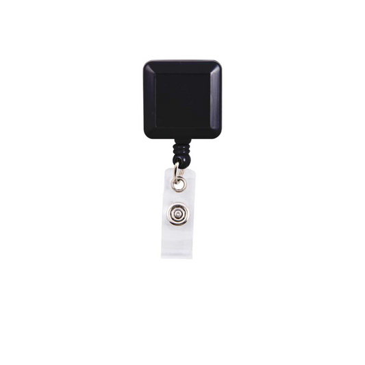 Square Reel Badge "Black"