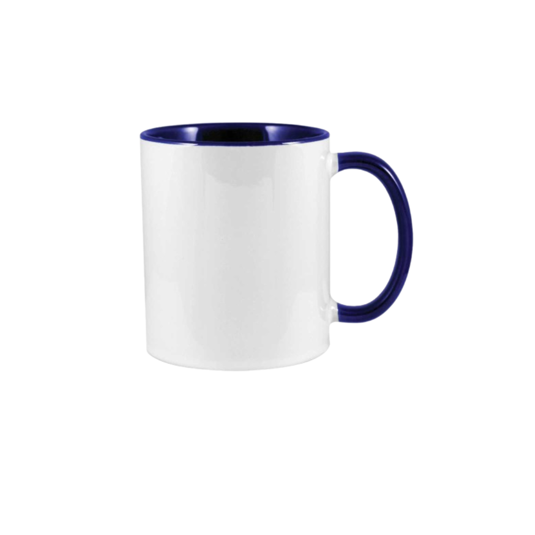 Two Tone Ceramic Mug "Navy Blue"
