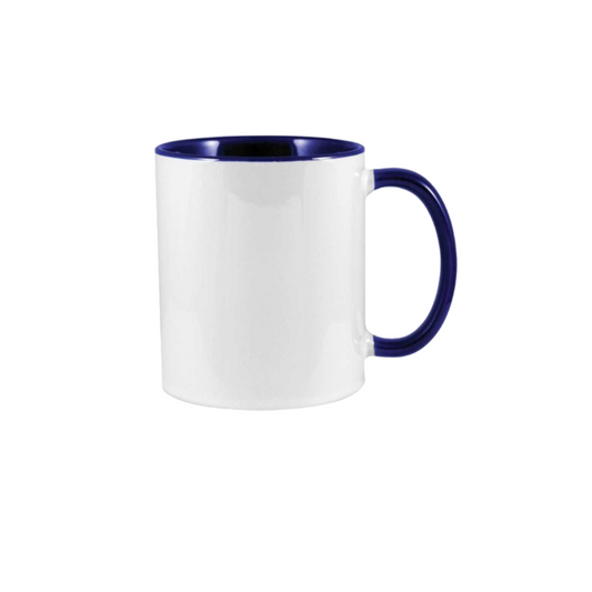 Two Tone Ceramic Mug "Navy Blue"