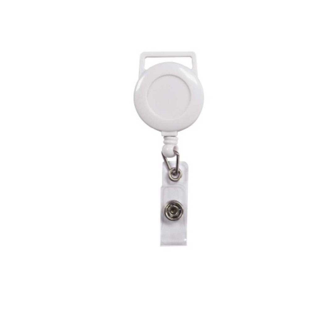 Lanyard Reel Badge "White"