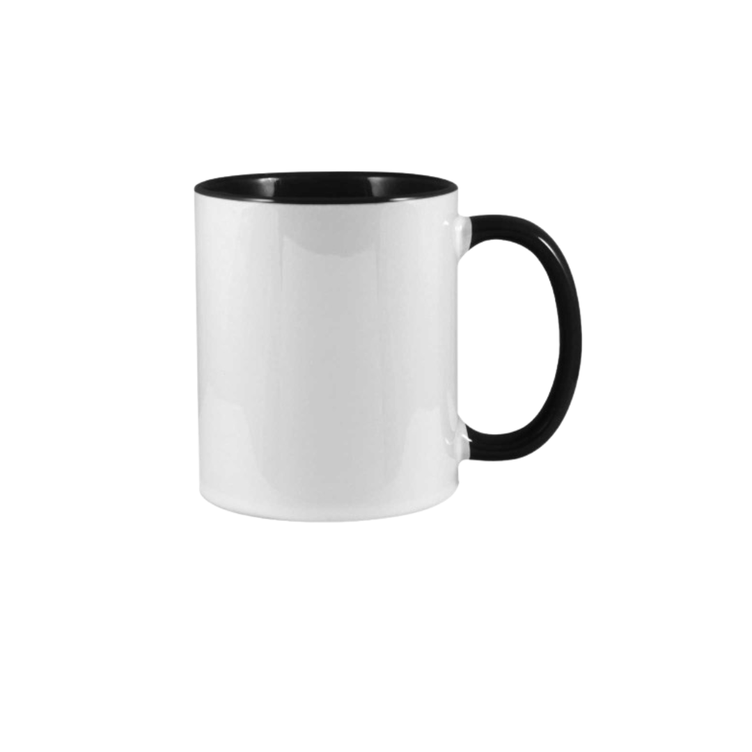 Two Tone Ceramic Mug "Black"  Printograph