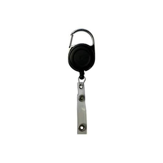 Carabiner Reel Badge "Black"