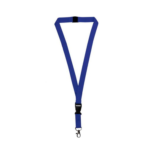 Lanyard With Hook, Safety Lock and Buckle "Navy Blue"