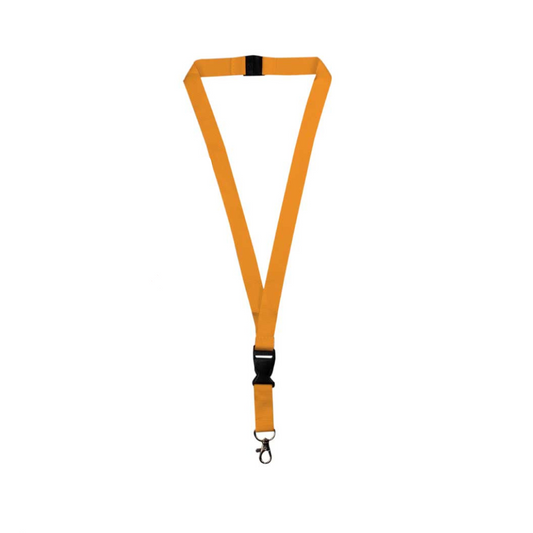 Lanyard With Hook, Safety Lock and Buckle "Orange"