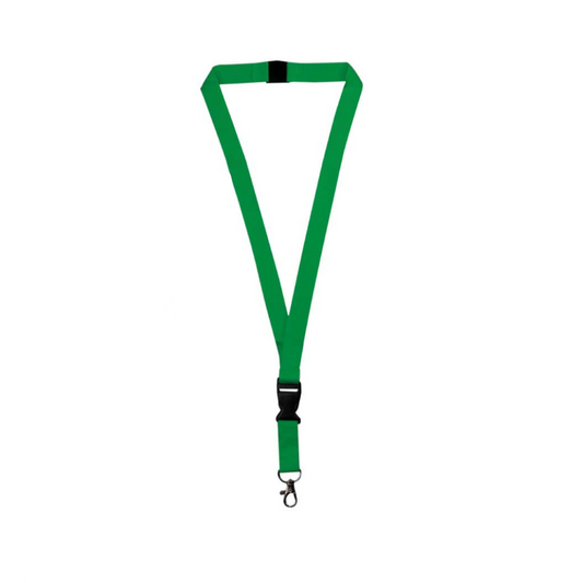 Lanyard With Hook, Safety Lock and Buckle "Green"
