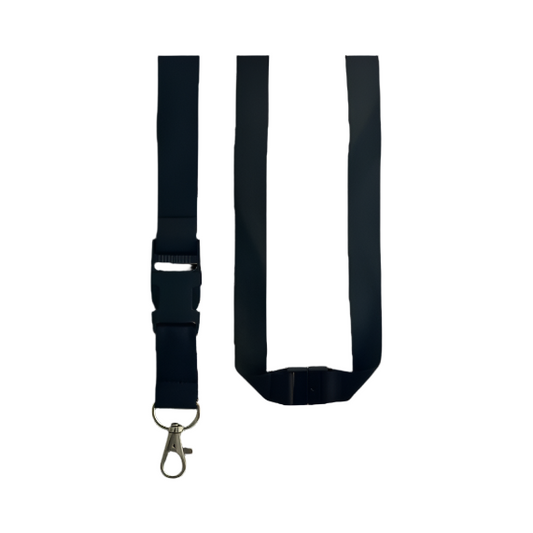 Lanyard With Hook and Safety Buckle "Black"