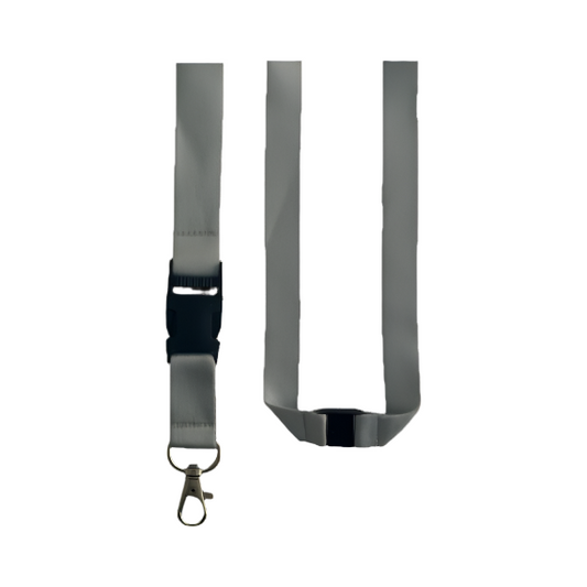 Lanyard With Hook and Safety Buckle "Grey"