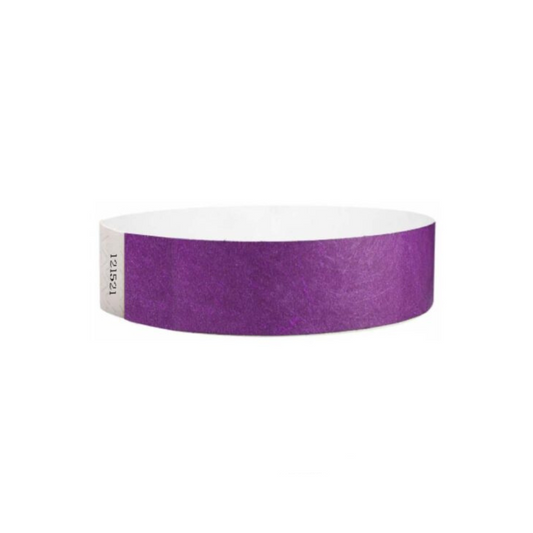 Tyvek Wristbands "Purple"