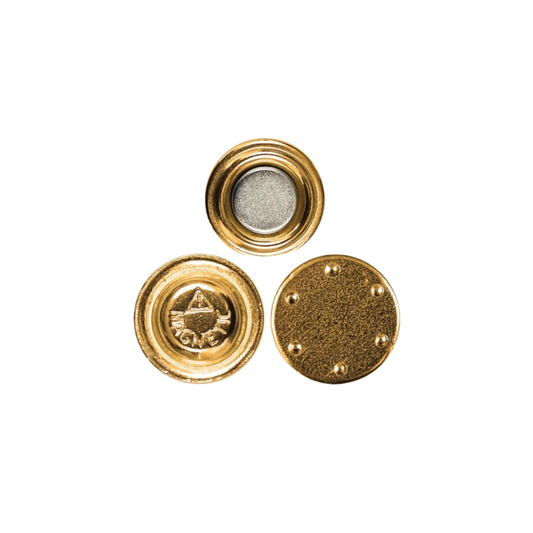 Gold Plated Round Button Magnets