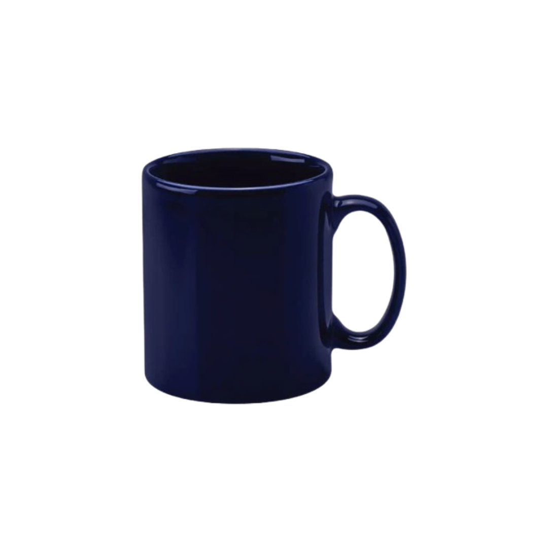 Navy Blue Screen Printing Mug