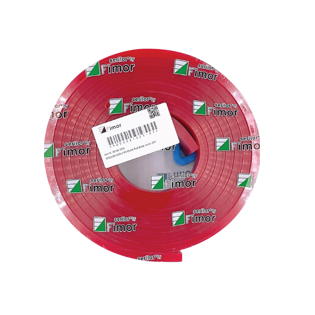 Fimor Squeegee Rubber Blade Roll "Red"