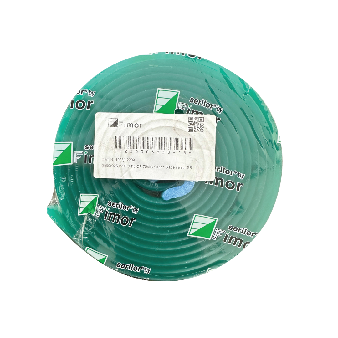 Fimor Squeegee Rubber Blade Roll "V-shape"