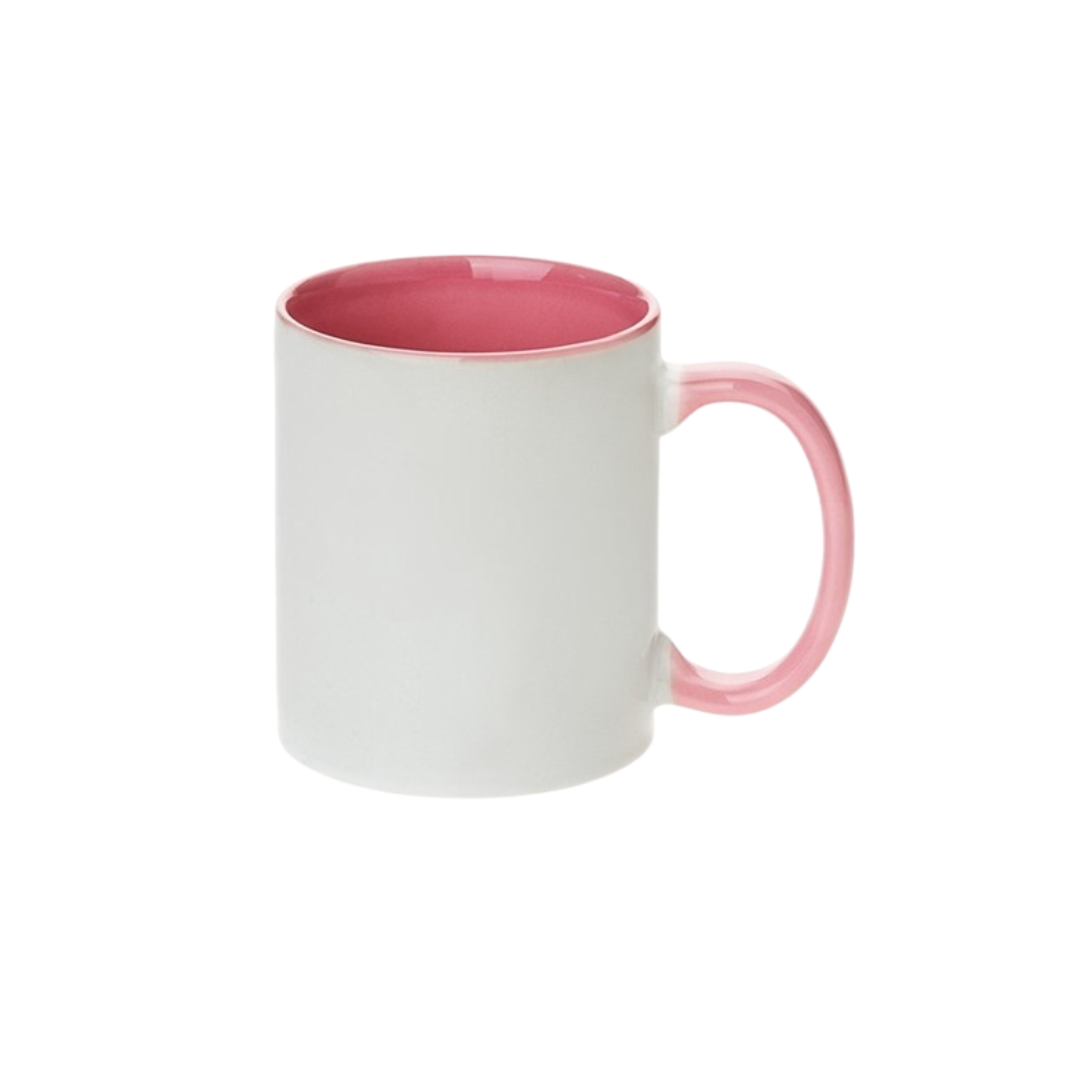 Two Tone Ceramic Mug "Pink"