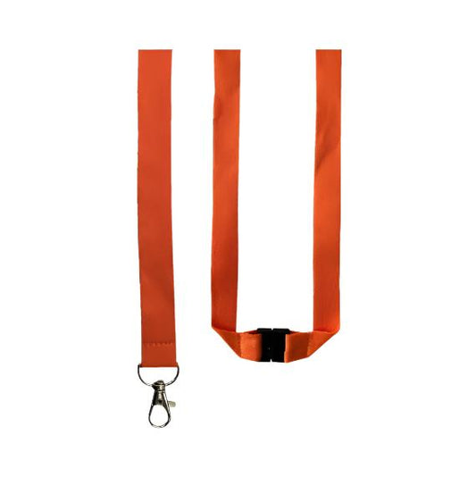 Lanyard With Hook and Safety Buckle "Orange"