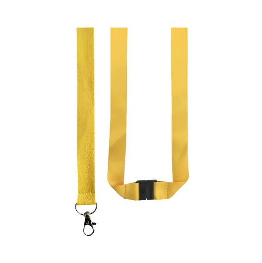 Lanyard With Hook and Safety Buckle "Yellow"