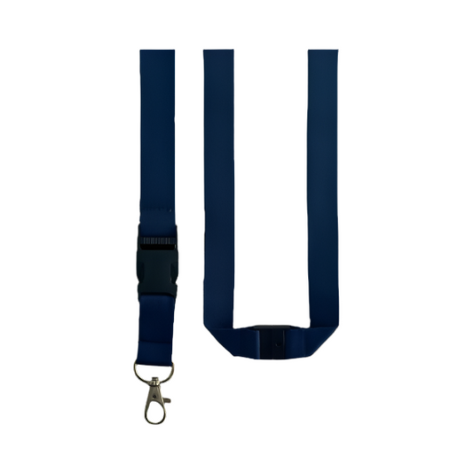 Lanyard With Hook and Safety Buckle "Navy Blue"