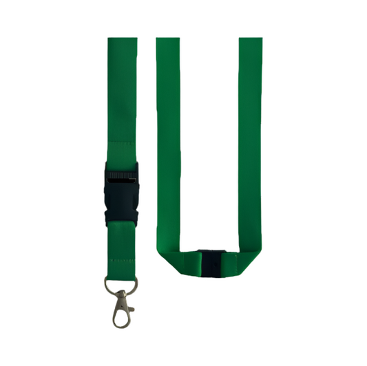 Lanyard With Hook and Safety Buckle "Green"