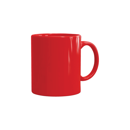 Red Screen Printing Mug